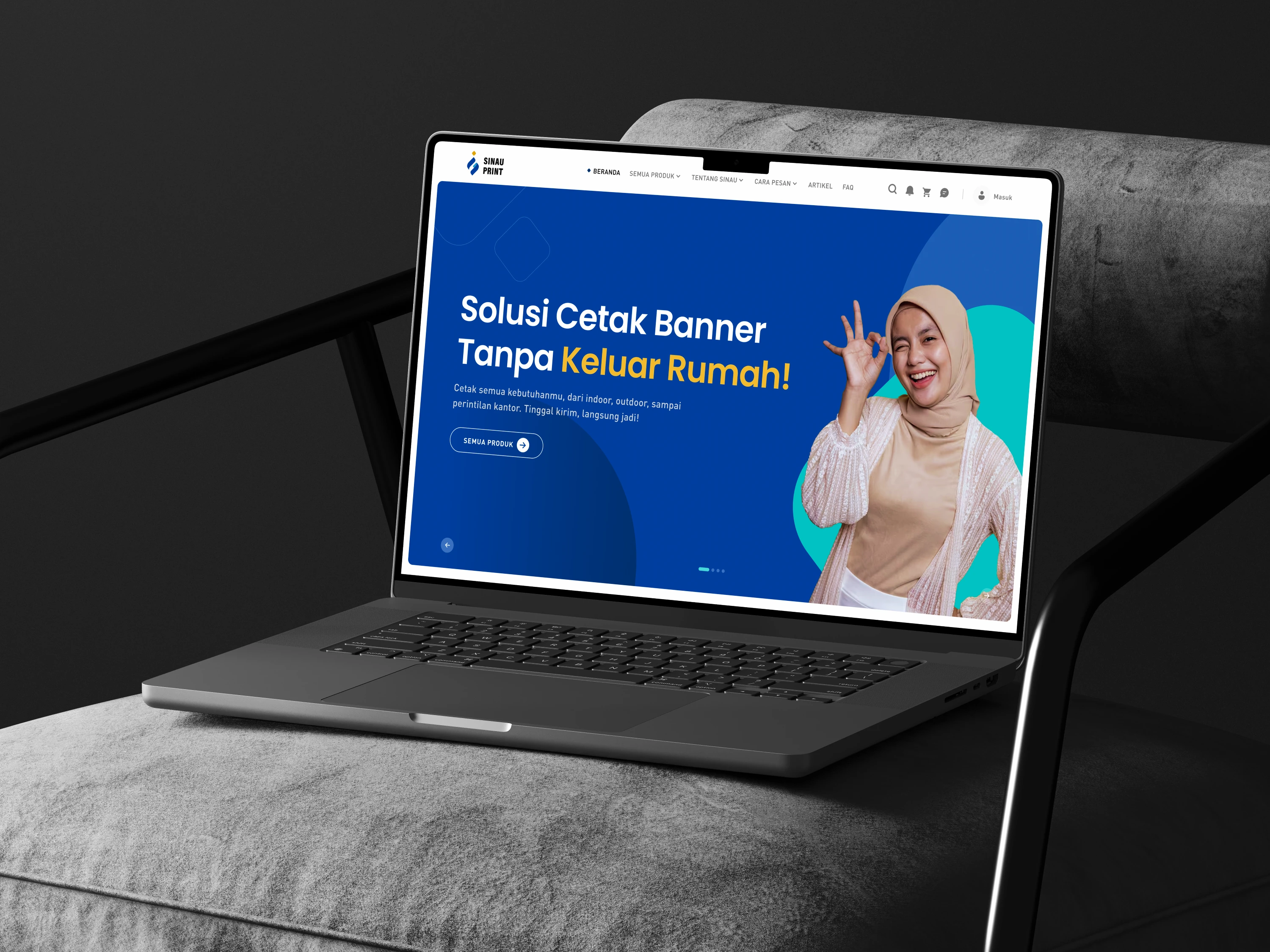 Sinau Print Marketplace Website